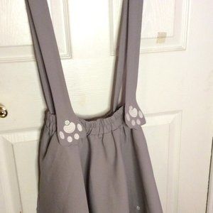 Cat Trim Suspender Skirt